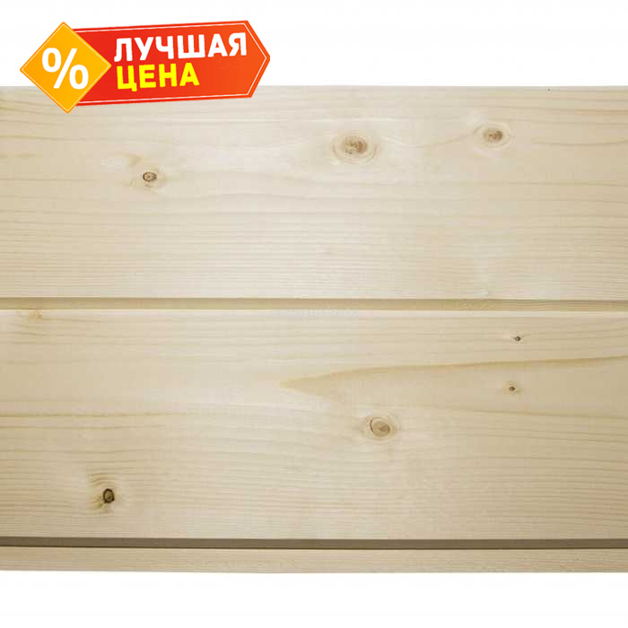 Имитация бруса Карельский профиль 18х196х4000 мм А Лиственница